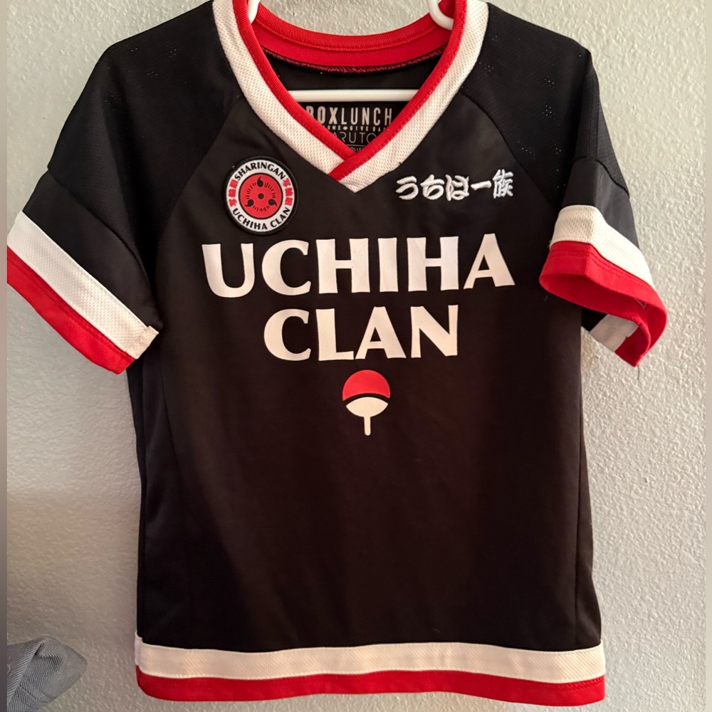 Uchiha Clan Kids Black and Red Shirt (box lunch)